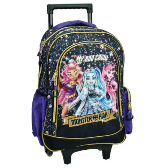 Tσάντα τρόλεϊ δημοτικού Gim Monster High 3 θέσεων (350-01074)
